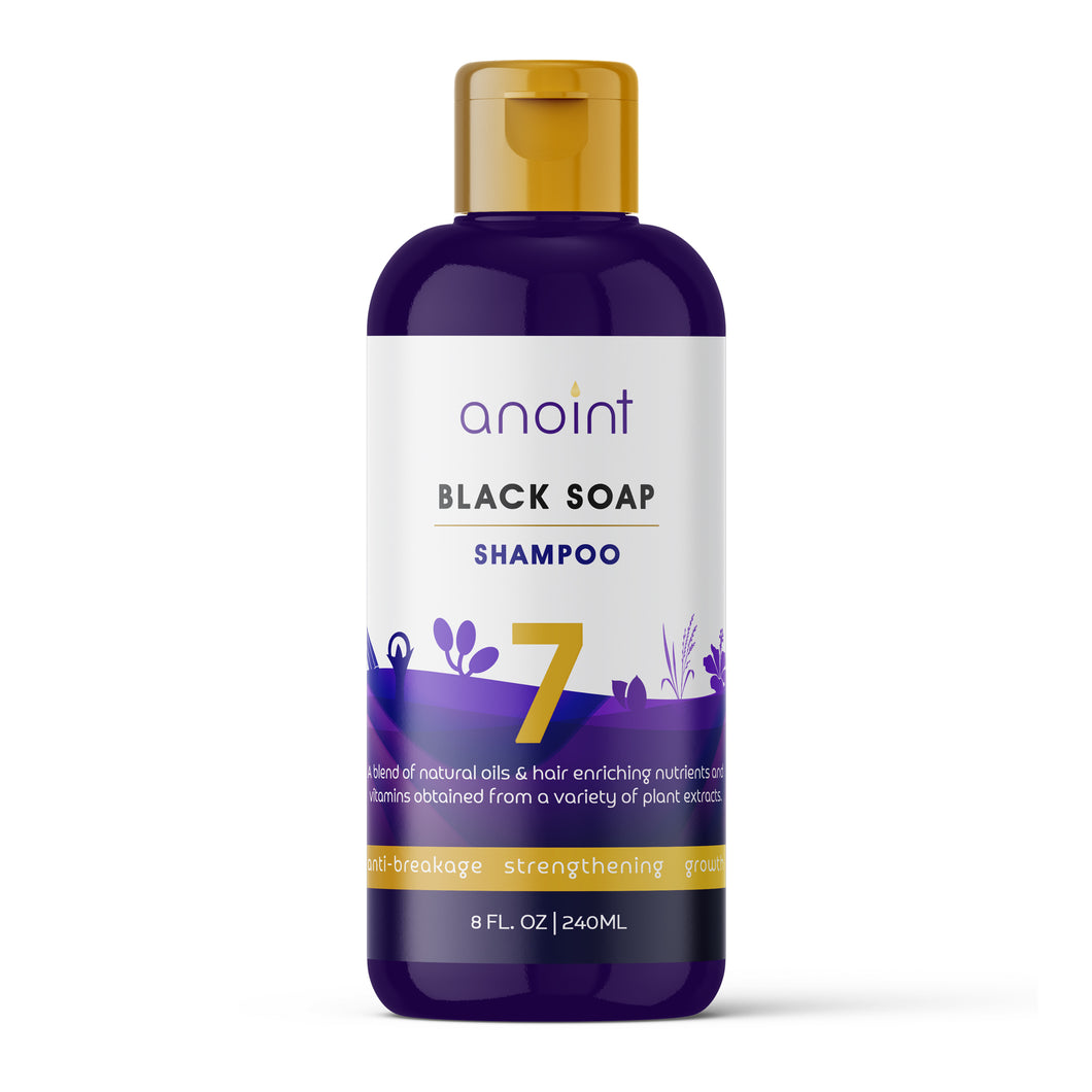 Anoint Black Soap Shampoo 8oz/240ml